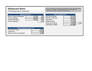Bonus Plan Calculator picture